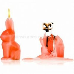 54 Celsius PyroPet HOPPA (Bunny) dekoratívna sviečka peach 17 cm
