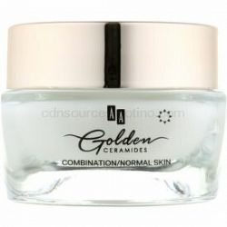 AA Cosmetics Golden Ceramides denný protivráskový krém s matným efektom 50 ml