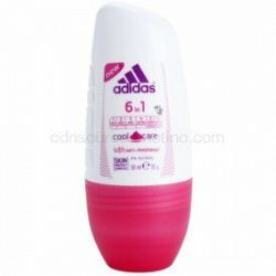Adidas 6 in 1  Cool & Care antiperspirant roll-on pre ženy 50 ml