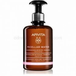Apivita Cleansing Rose & Honey micelárna voda na tvár a oči 300 ml