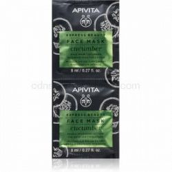 Apivita Express Beauty Cucumber intenzívne hydratačná pleťová maska 2 x 8 ml
