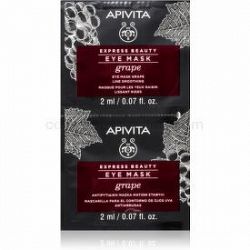 Apivita Express Beauty Grape očná maska s vyhladzujúcim efektom 2 x 2 ml