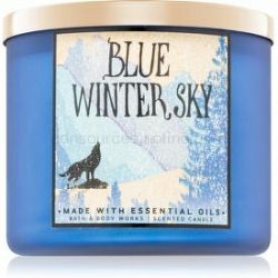 Bath & Body Works Blue Winter Sky vonná sviečka 411 g