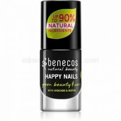 Benecos Happy Nails ošetrujúci lak na nechty odtieň Licorice 5 ml