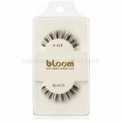 Bloom Natural nalepovacie mihalnice z prírodných vlasov No. 415 (Black) 1 cm