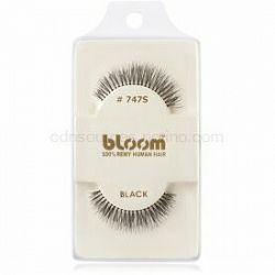 Bloom Natural nalepovacie mihalnice z prírodných vlasov No. 747S (Black) 1 cm