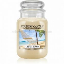 Country Candle Life's a Beach vonná sviečka 652 g