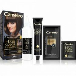 Delia Cosmetics Cameleo Omega permanentná farba na vlasy odtieň 4.0 Medium Brown