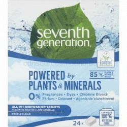 Seventh Generation Powered by Plants Dishwasher Tablets tablety do umývačky ECO 24 ks
