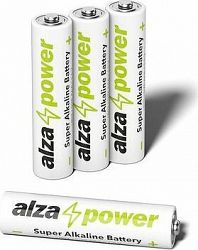 AlzaPower Super Alkaline LR03 (AAA) 4 ks v eko-boxe