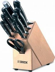 F. Dick Drevený stojan s nožmi a kovaným príslušenstvom zo série Premier Plus