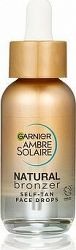 GARNIER Ambre Solaire Natural Bronzer Samoopaľovacie kvapky na tvár, 30 ml