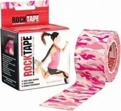 RockTape dizajnová kineziologická páska, maskovaná ružová