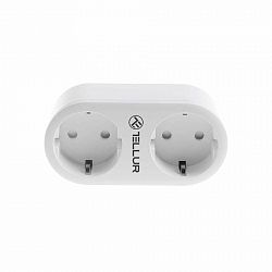 Tellur WiFi Smart AC Dual Plug, Duálna 16 A, 3680 W zásuvka